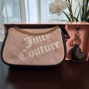 Juicy Couture Blush Shoulder Bag with Gold Chain